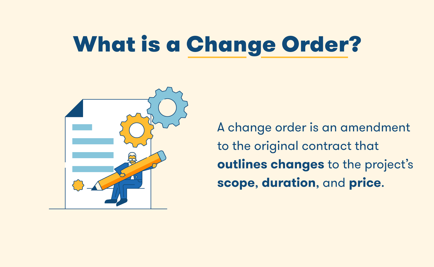 what is a change order?