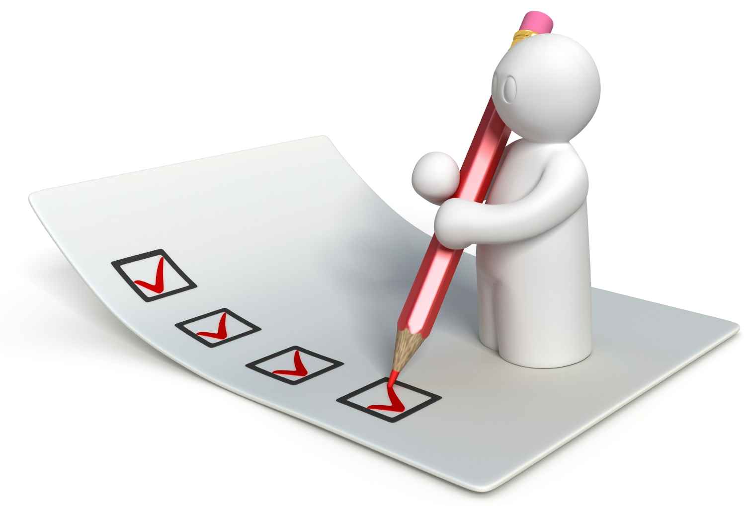 an image showing a thing holding a red pen ticking a checklist box