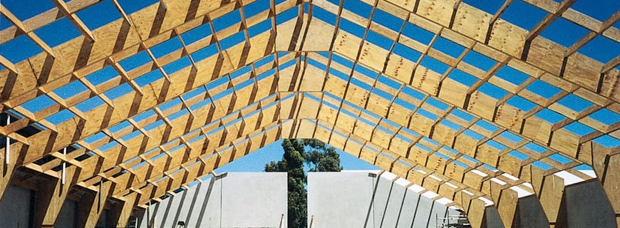 LVL roof framing