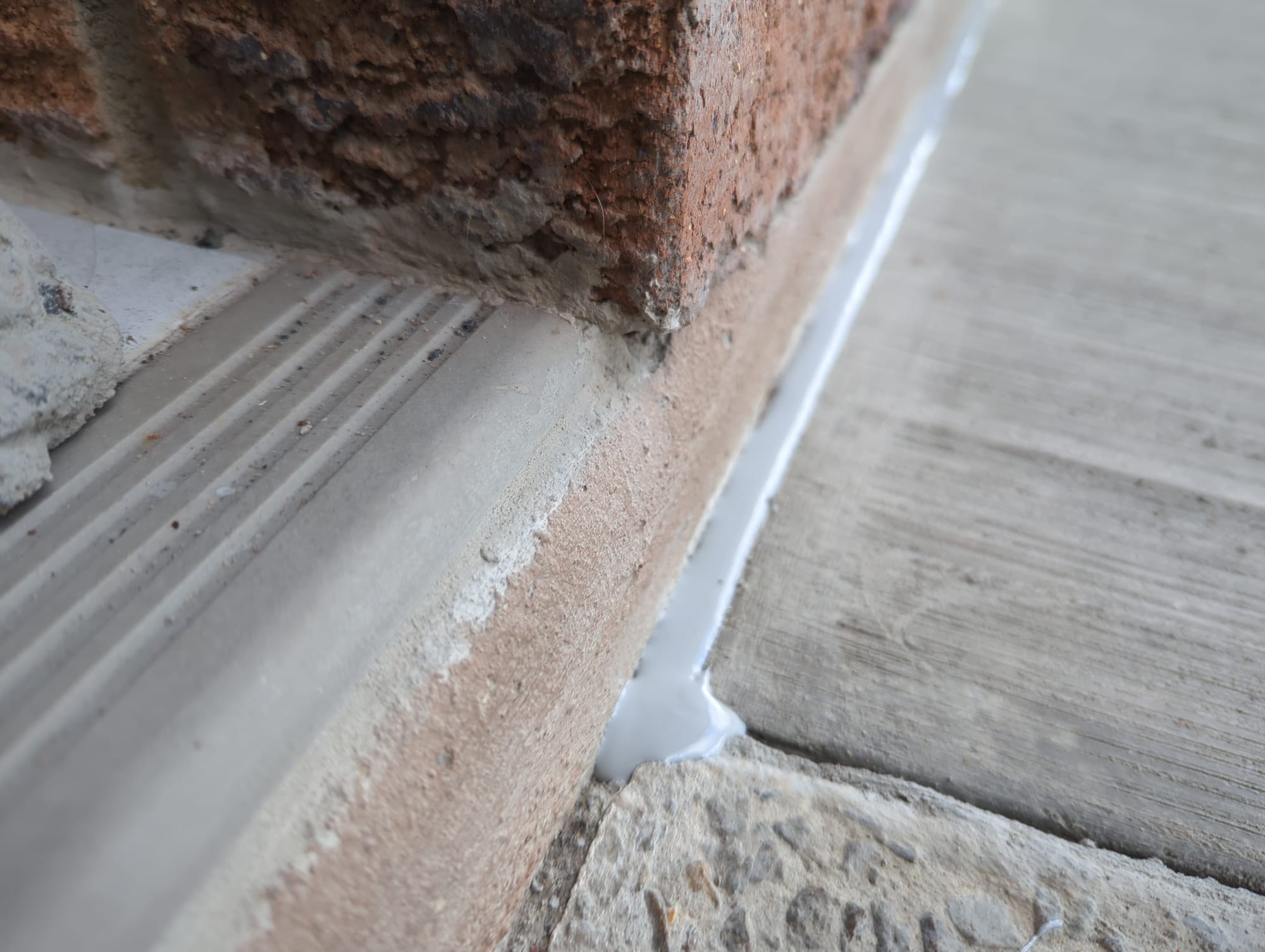 concrete pathway and isolation joint sealant