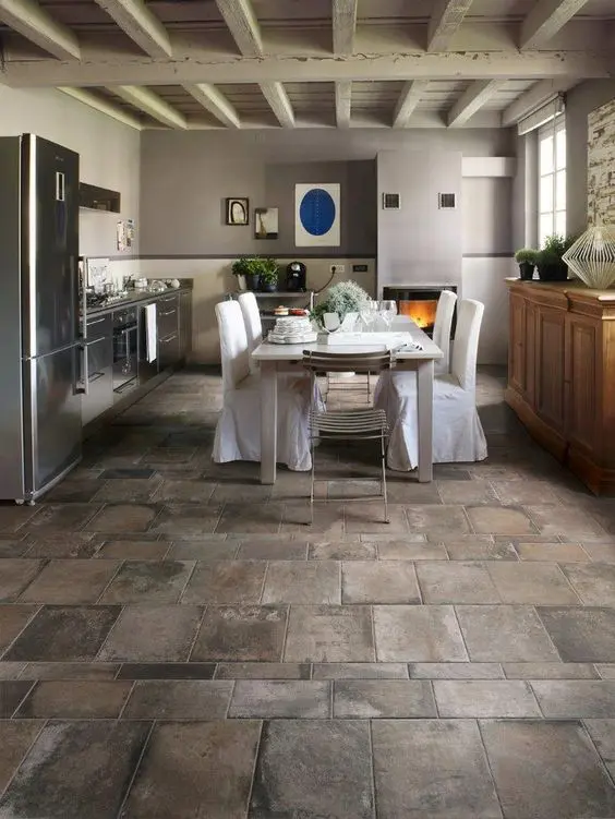 stone kitchen flooring