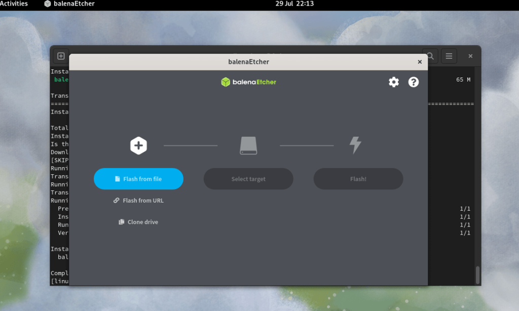 balenaetcher screenshot