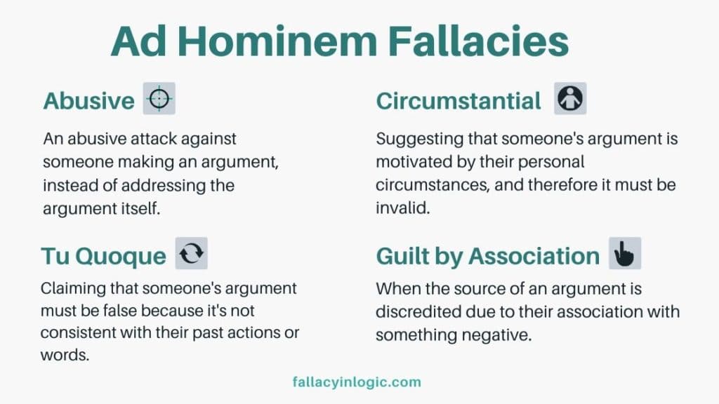 ad hominem fallacy explained