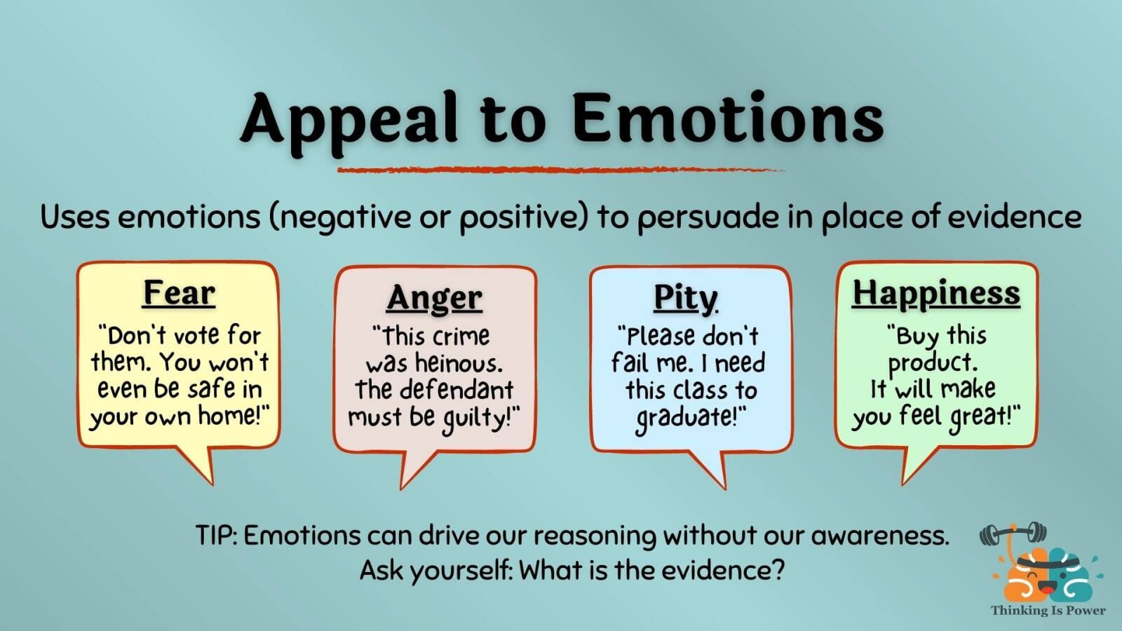 appeal to emotions fallacy explained