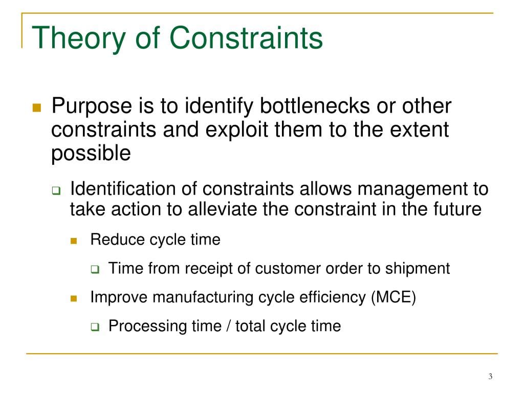 TOC explained